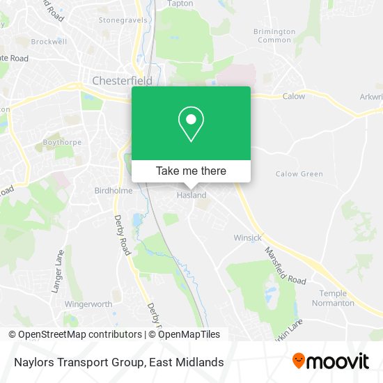 Naylors Transport Group map