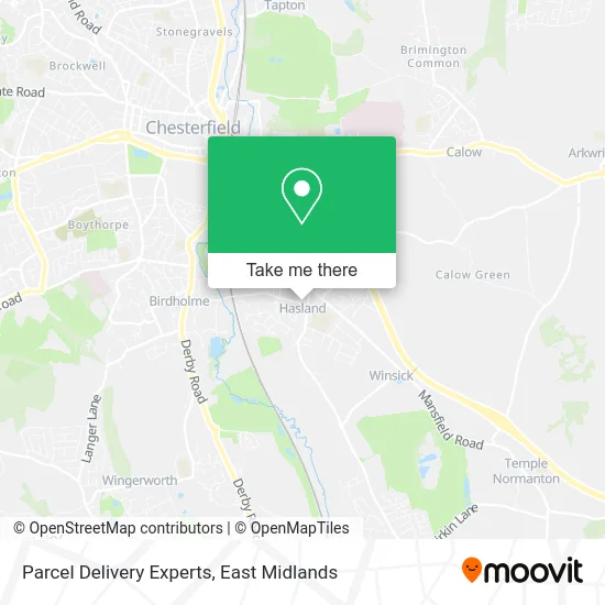 Parcel Delivery Experts map