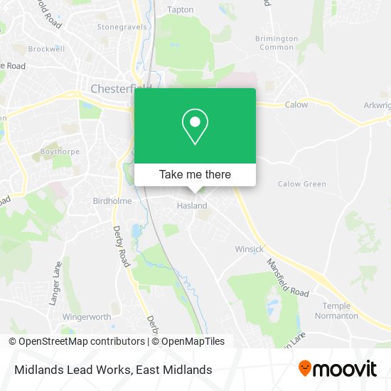Midlands Lead Works map