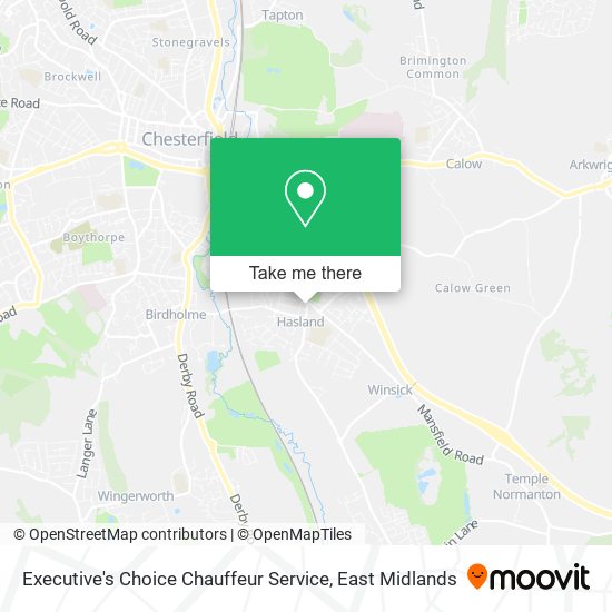 Executive's Choice Chauffeur Service map