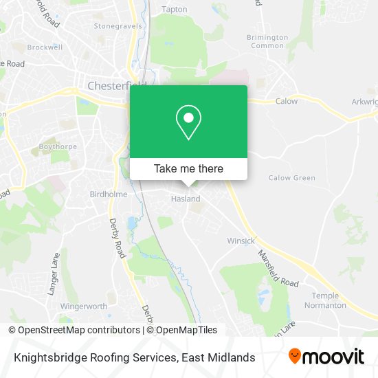 Knightsbridge Roofing Services map