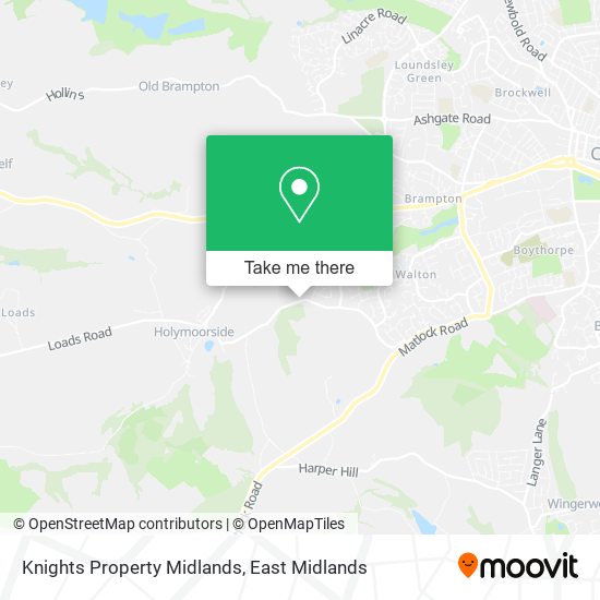 Knights Property Midlands map