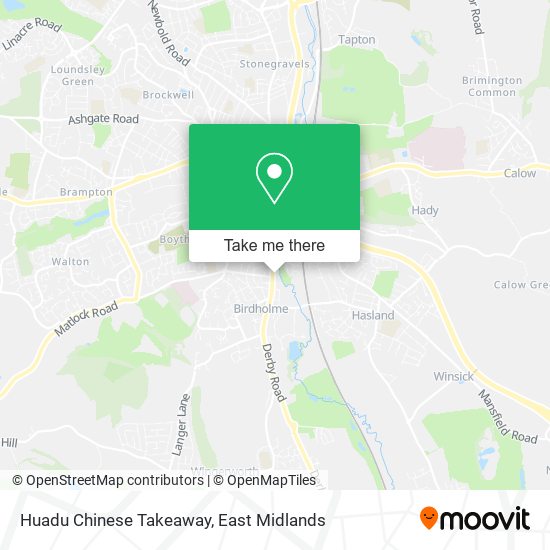 Huadu Chinese Takeaway map