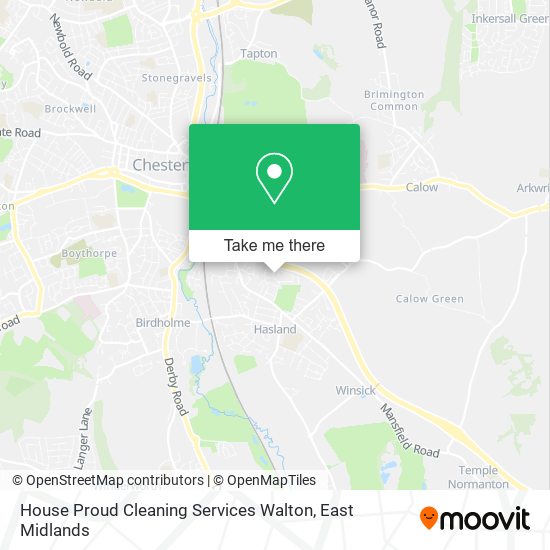 House Proud Cleaning Services Walton map