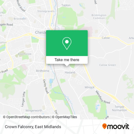 Crown Falconry map