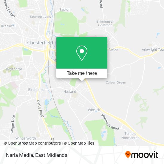 Narla Media map