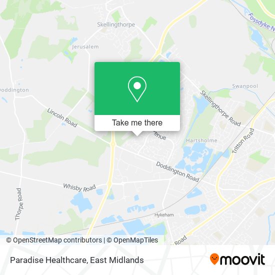Paradise Healthcare map