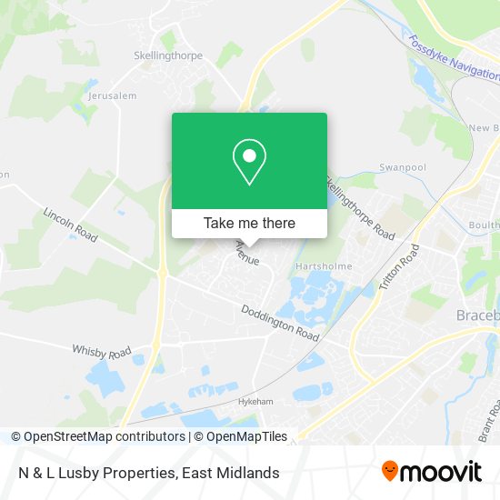 N & L Lusby Properties map