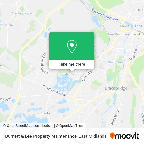 Burnett & Lee Property Maintenance map