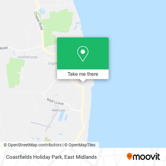 Coastfields Holiday Park map