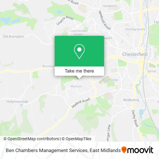 Ben Chambers Management Services map