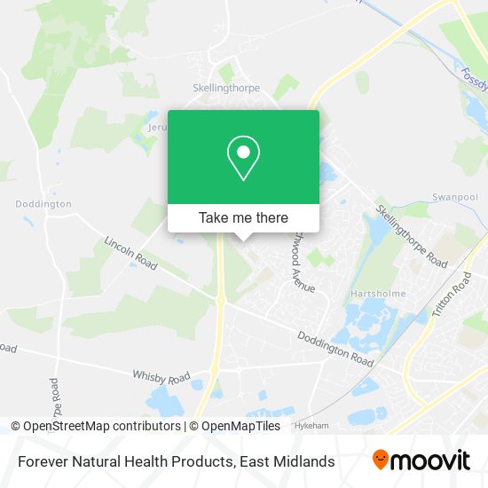 Forever Natural Health Products map