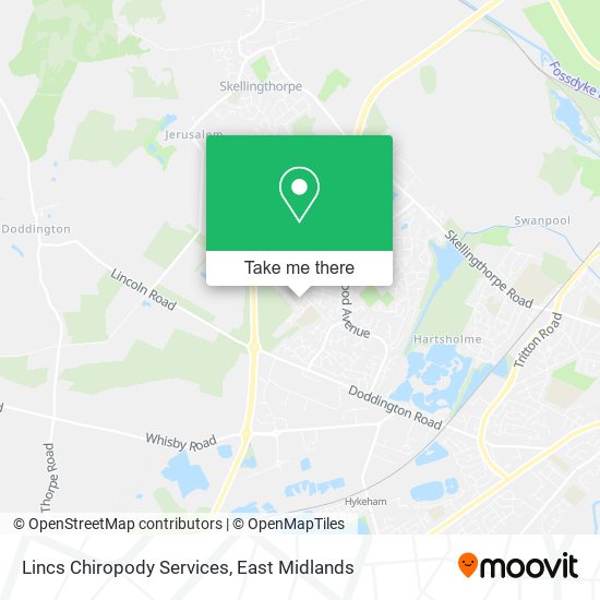 Lincs Chiropody Services map