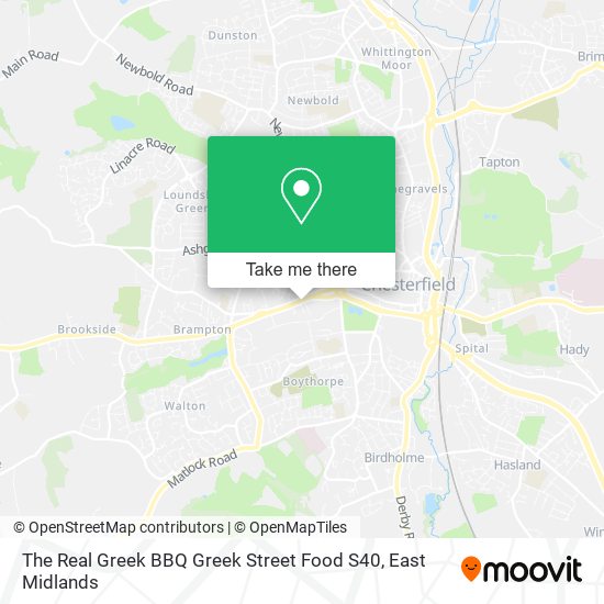 The Real Greek BBQ Greek Street Food S40 map