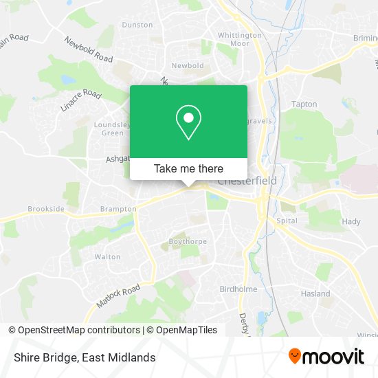 Shire Bridge map