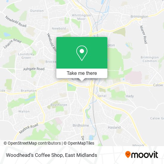 Woodhead's Coffee Shop map