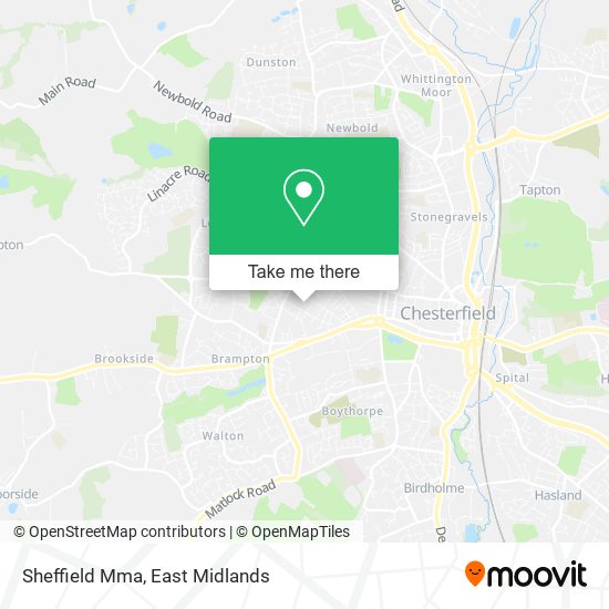 Sheffield Mma map