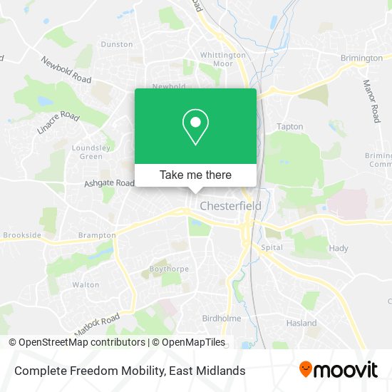 Complete Freedom Mobility map