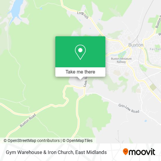 Gym Warehouse & Iron Church map