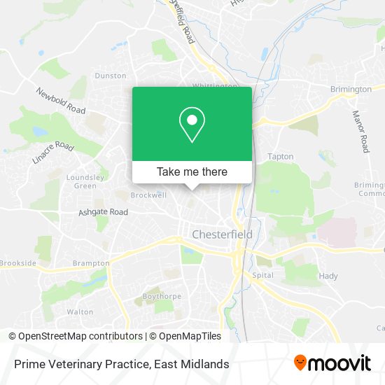 Prime Veterinary Practice map