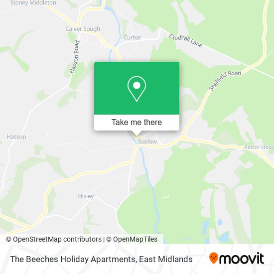 The Beeches Holiday Apartments map