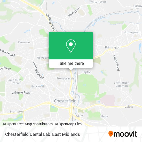 Chesterfield Dental Lab map