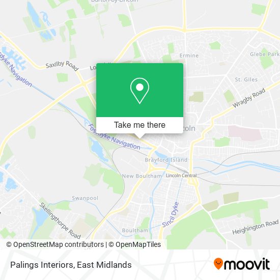 Palings Interiors map