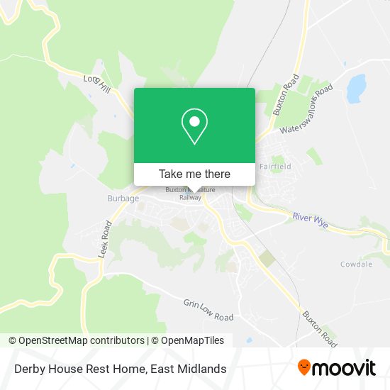Derby House Rest Home map