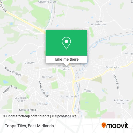 Topps Tiles map