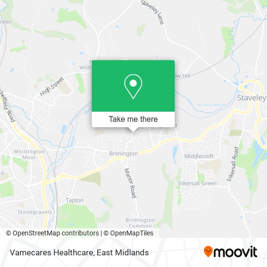 Vamecares Healthcare map
