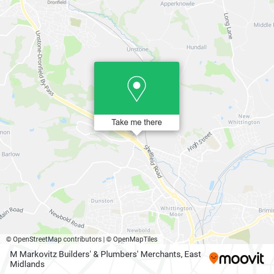 M Markovitz Builders' & Plumbers' Merchants map