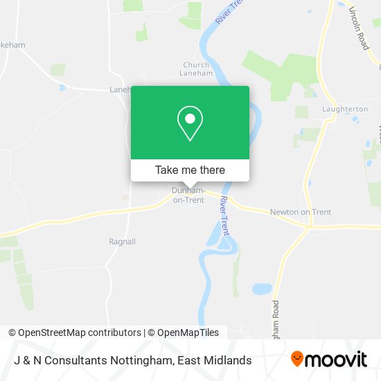 J & N Consultants Nottingham map