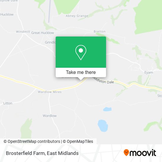 Brosterfield Farm map