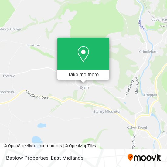 Baslow Properties map
