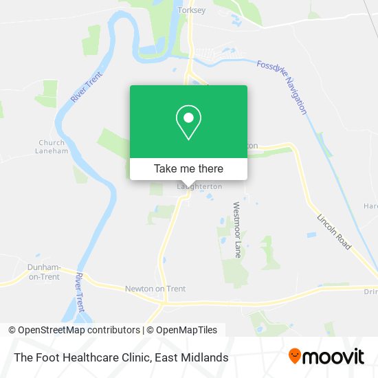 The Foot Healthcare Clinic map