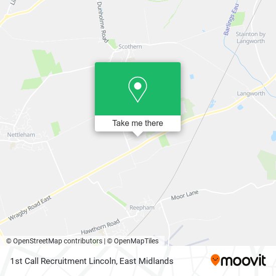 1st Call Recruitment Lincoln map