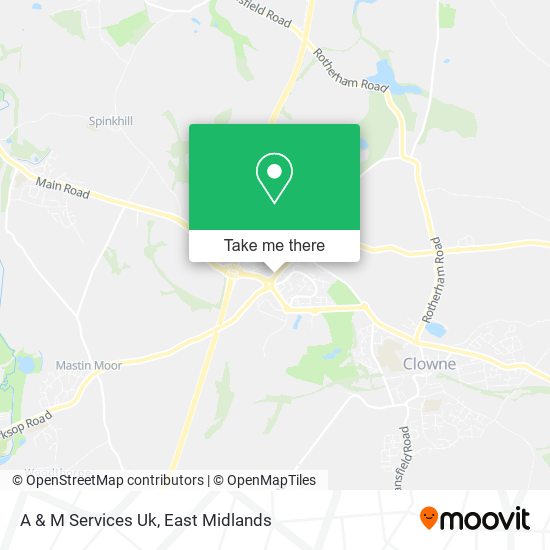 A & M Services Uk map