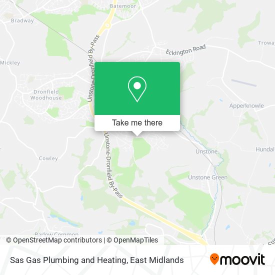 Sas Gas Plumbing and Heating map