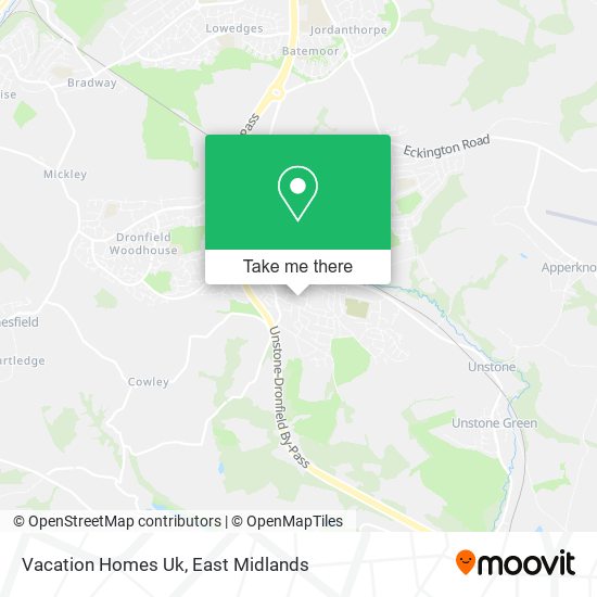 Vacation Homes Uk map