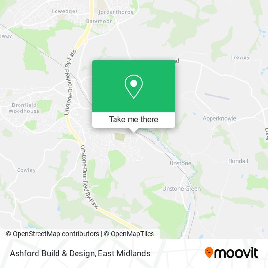 Ashford Build & Design map