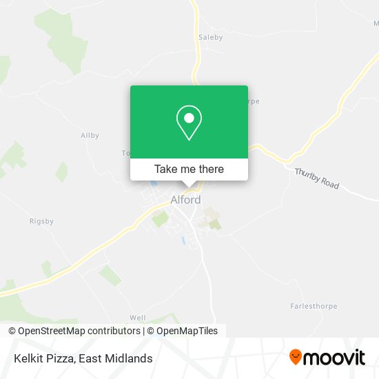 Kelkit Pizza map