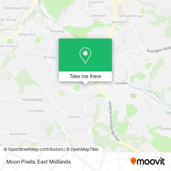 Moon Pixels map