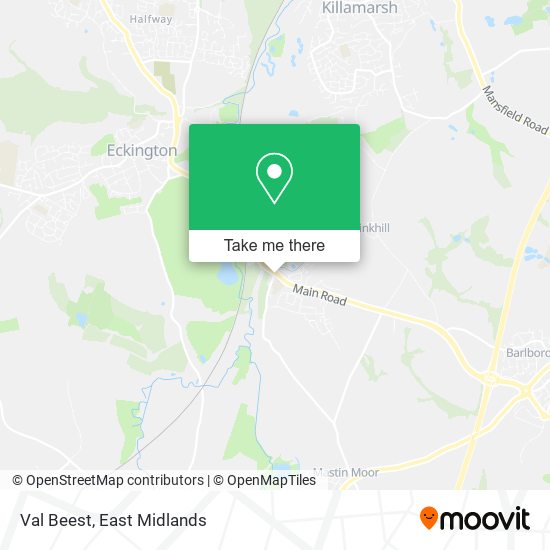 Val Beest map