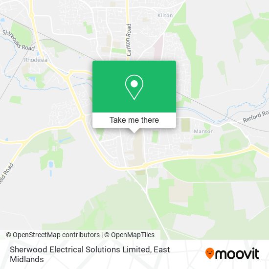 Sherwood Electrical Solutions Limited map