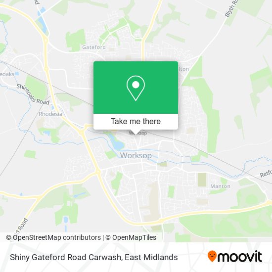 Shiny Gateford Road Carwash map