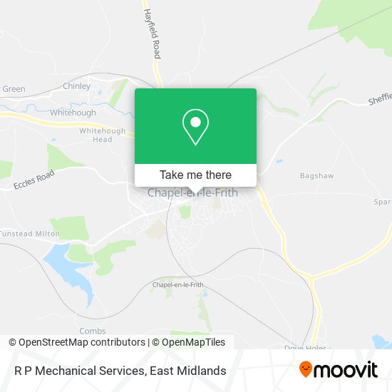 R P Mechanical Services map