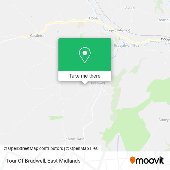 Tour Of Bradwell map