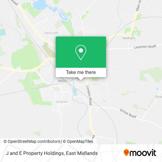 J and E Property Holdings map