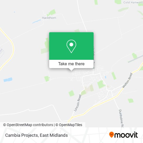 Cambia Projects map