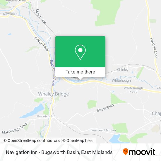 Navigation Inn - Bugsworth Basin map